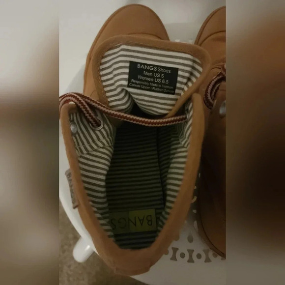 Bangs Zion Sand High Top Sneakers Size: 5 men's, 6 1/2 women's - Picture 7 of 10